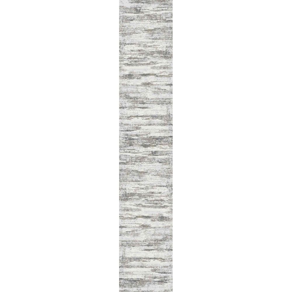 Dynamic Rugs 8336-900 Zen 2.2 Ft. X 7.7 Ft. Finished Runner Rug in Grey/Taupe   